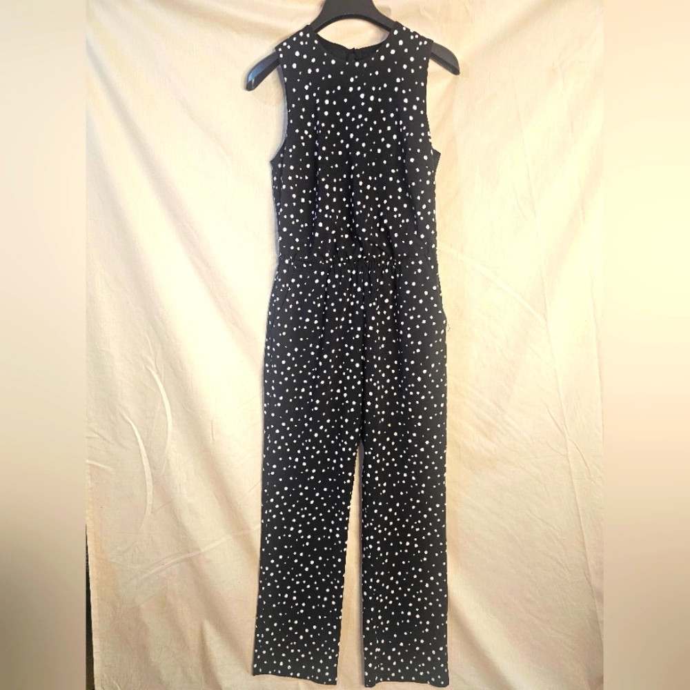 Spense Women jumpsuit, Size 4, Color: Black and White